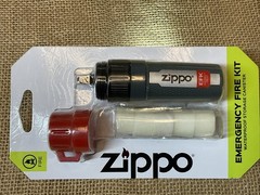 NEW🔥ZIPPO OUTDOOR Emergency Fire Kit With 5 lightweight paraffin tinder, 40571