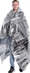 100 Emergency Mylar Thermal Blankets Space Hiking Survival Disaster First Aid