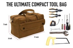 Gray Military Tactical Portable Tool Box Durable Outdoor Survival Gear