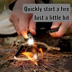 5-in-1 Survival Bracelet Pack of 2 | Fire Starter, Compass & Whistle | Milita…