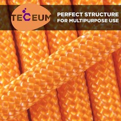 Teceum Paracord Type Iii 550 Apricot 100 Ft 4Mm Tactical Rope Mil-Spec Outdoor