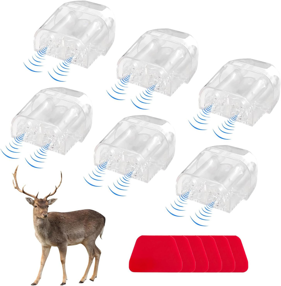 6 PCS Deer Whistles for Car, Automotive Deer Warning Whistle Devices, Animal War