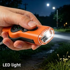 Emergency Survival Function Whistle, Outdoor Multifunctional Tool Safety Orange
