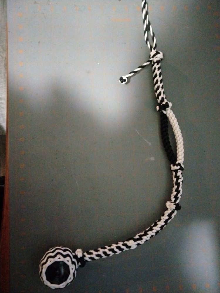 Glow in the dark Theme Monkeyfist paracord 550 Get back whip. Use responsibly