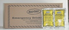 Emergency Drinking Water CASE 100 Pouches (4.2 OZ). Mayday Survival- WA44 MRE