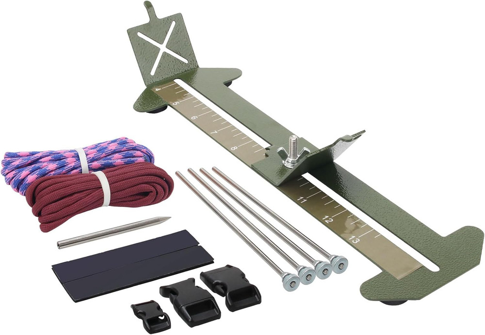 2 in 1 Paracord Bracelet Jig, Paracord Bracelet Making Kit, Adjustable Length DI