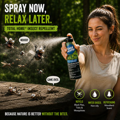 Mosquito Repellent Total Home Woodland Scent Insect Spray 6 oz Bin Deal