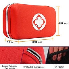 279 Pc Hard Case First Aid Kit Emergency Trauma Sport School Survival Travel Car