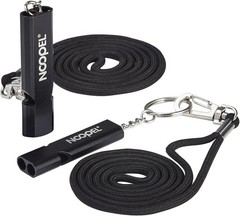 Emergency Whistles Lifeguard Safety Whistle with Lanyard and Keychain for Out…
