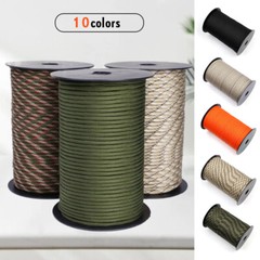 100M 9-core Paracord Rope Parachute Cord Camping Umbrella Tent Lanyard Strap