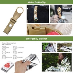 Emergency Survival Kit, 22 In 1 Professional Survival Gear Equipment T