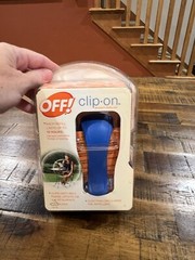 Off! Clip-on Fan Circulated Mosquito Repellent Refillable w/ 1 Refill – New