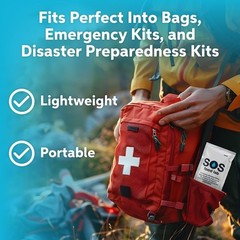 Emergency Water Pouches – 2 Gallons (62 Count) – Triple Purified, UV Sterilized