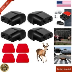 4PCS Deer Whistles for Car, Dual Construction Deer Warning Whistle Devices FAST