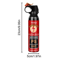 Take Down Pepper Spray OC S.S Fogger 11oz w/ Holster Self Defense