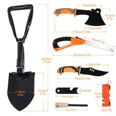 6 in 1 survival kit, emergency equipment, survival equipment, with survival axe