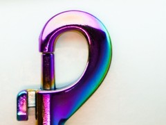 Rainbow Leash Clip – Swivel Snap Hook for Dogs, Paracord, Webbing, Bags, DIY