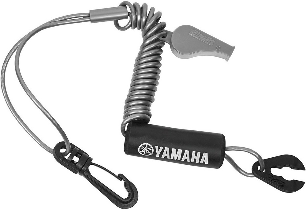 Yamaha Sport Jet Boat Lanyard Whistle Black Blue Red Silver MAR-SPTLN-YD