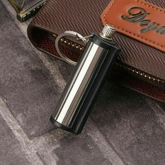 2x Permanent Fire Starter Outdoor Match Lighter Survival Tool Flint Keychain@