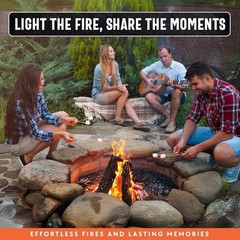 Fatwood Fire Starter Sticks Natural Resin Quick Lighting Eco Friendly Campfire
