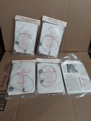 Lot Of 5 Vintage Thompson Survival Snare Kits Muskrat Rabbit ? Military?