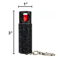 2 Pack Burn Pepper Spray for Self Defense in Fashionable Keychain Case 1/2oz