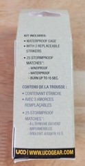 UCO Stormproof Waterproof Match Kit with Case 25 Matches 3 Strikers Emergency 🔥