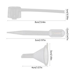 4 Sets Durable Reusable Perfume Dispenser Tools Transparent for Sample Bottles