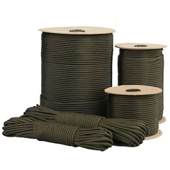 4mm Paracord 550 Bushcraft Survival Mil-Spec Type III 7 Strands – Olive Green