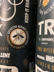 4 Pk Trek Mosquito Spray Lemongrass Farms Plant-based 100% Natural Kids & Adults