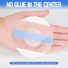 – Libre 3 Sensor Covers-60 Pack Waterproof Adhesive Patches -Transparent CGM Tap