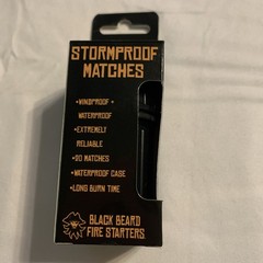 Blackbeard Stormproof/weatherproof matches in case survival gear 20pcs MAT