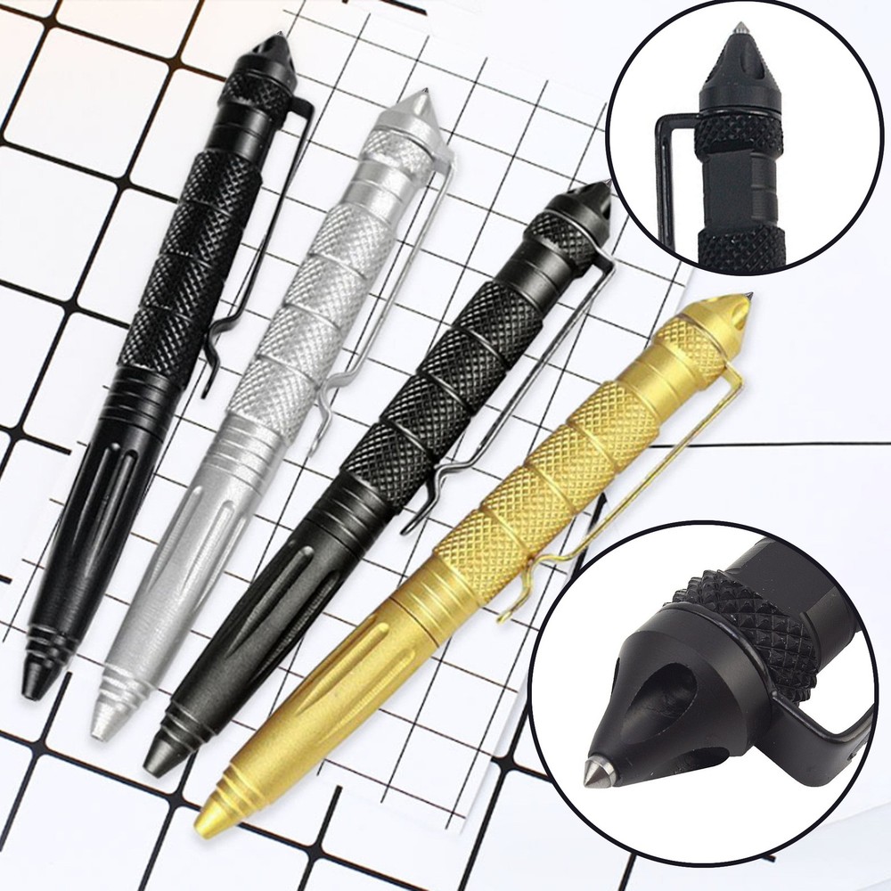 Outdoor Self-Defense Tungsten Steel Tactical Pen Emergency Survival Tool