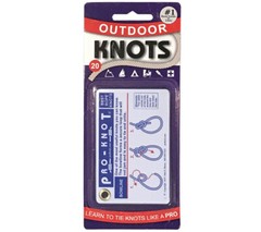 Pro-Knot Outdoor Knot Cards Waterproof Wallet Size Knot Tying Guide