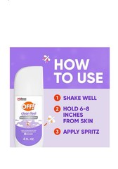 OFF! Clean Feel Insect Repellent II Up To 8 Hr Mosquito Protection 4 oz Spray