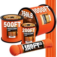 Paracord Rope 750 – Parachute para Cord 4mm 11 Strand Spool Rope Utility Nylo…