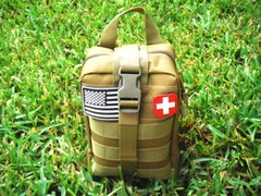 251Pcs First Aid Kits For Survival Emergency Trauma Military Travel IFAK Khaki