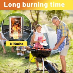 150 Pcs Natural Fire Starters for Grill, Campfires, Charcoal, Wood Stove & Fire