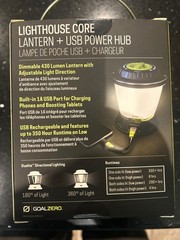 Goal Zero Rechargeable Lighthouse Core Lantern with USB Power Hub