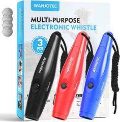 Electronic Whistle 3 Pack, 3 Adjustable Tones, Maximum Volume 130Db Handheld Eme