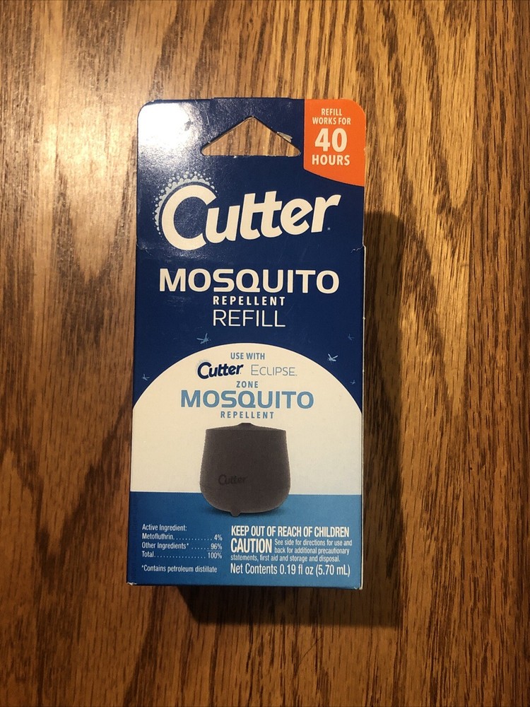 Cutter Mosquito Repellent 40-Hour Refill Use w/ Cutter Eclipse Zone Mosquito New