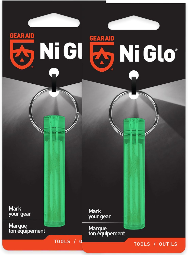 Ni Glo 2” UV Rechargeable Glowing Keychain – Multi-Purpose Glow-In-The-Dark Acce
