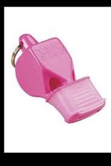 Fox 40 Classic CMG Safety 3-Chamber Pealess Whistle, Pink