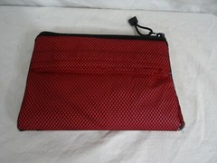 Emergency Rain Poncho in carry pouch Burgundy One size Adult NEW