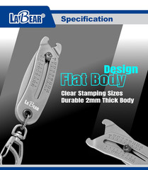 LABEAR Bolt Size Finder Tool Keychain, SAE and Metric 5/16 Inch to 1 Inch 8 to 2