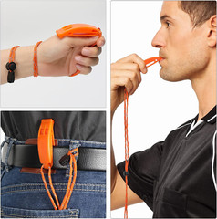 Hipat Emergency Whistle Super Loud Safety Whistle with Lanyard Ideal for Kayak