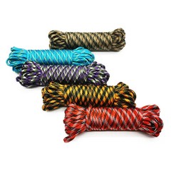 550 Paracord Cord 4mm 5m 15m 30m 7 Strand Tent Camping Lanyard Survival Rope
