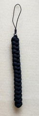 1 Pcs Phone 550 Paracord Black Strap Handmade