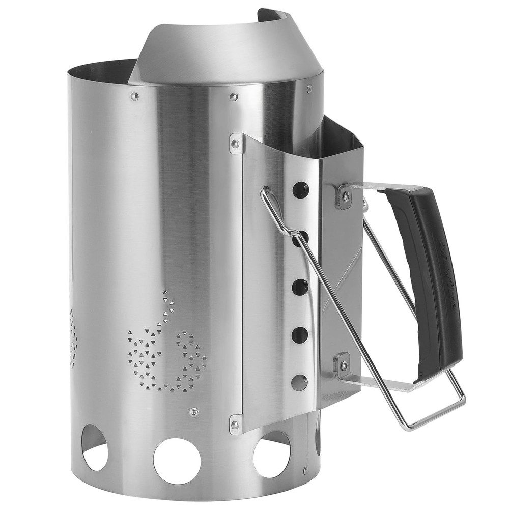 Heavy Duty Deluxe Stainless Steel Charcoal Chimney Starter