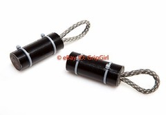 1x EDC Paracord Duct Tape Roll Tactical Black E&E Emergency Survival Zipper Pull